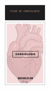 FICHE DE  CARDIOLOGIE