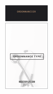 ORDONNANCIER