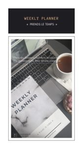 Weekly Planner : Prends le temps – Image 2